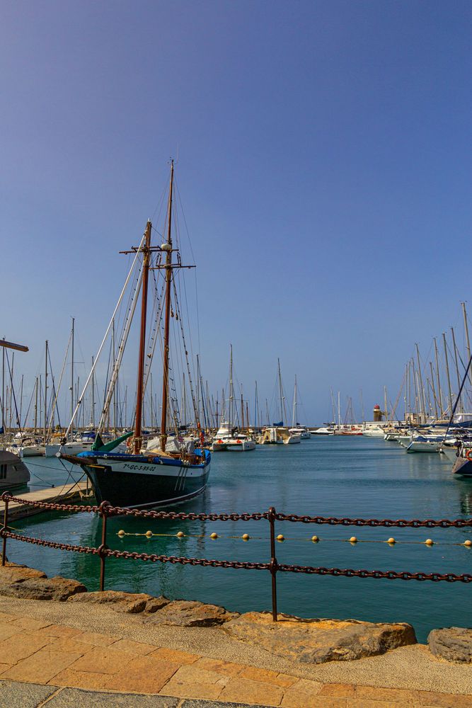 Lanzarote vor der Seuche ... Masten und Segel (4)
