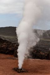 Lanzarote vor der Seuche ... Timanfaya (4) - "Geysir"