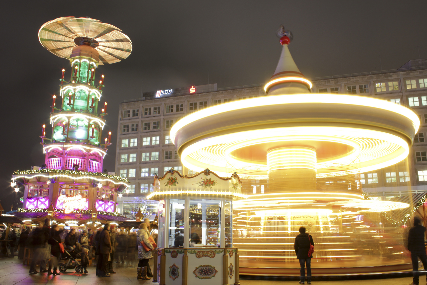 Lanzeitlicher Weihnachtsmarkt auf dem Alexanderplatz