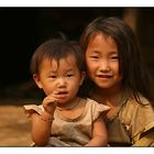 Lao kids posing in shades of brown