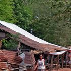 Lao village Mueang Không by the Mekong river