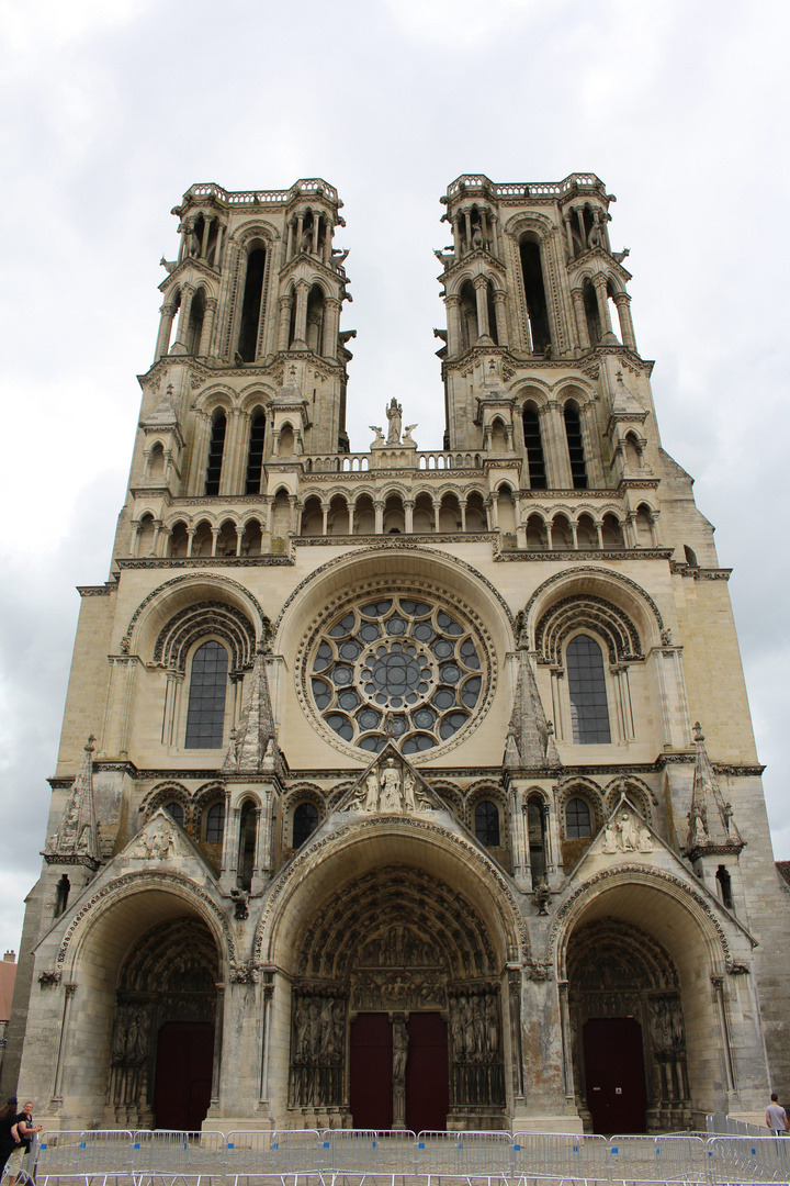 Laon, Kathedrale, Fassade