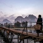 Laos Holzbrücke 