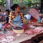 laos, luang prabang tagesmarkt