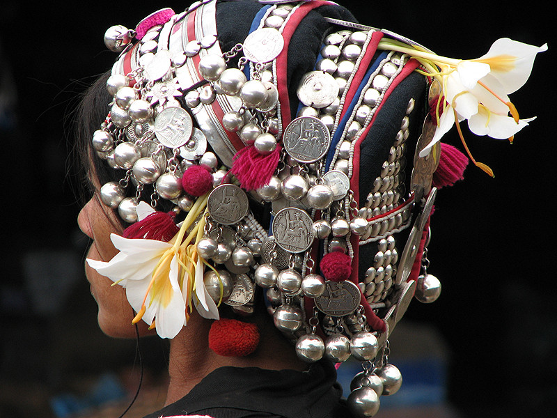 Laos Norden, Muang Long Markt