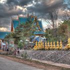 Laos Reise, Wat Phu Sa Lao, Pakse