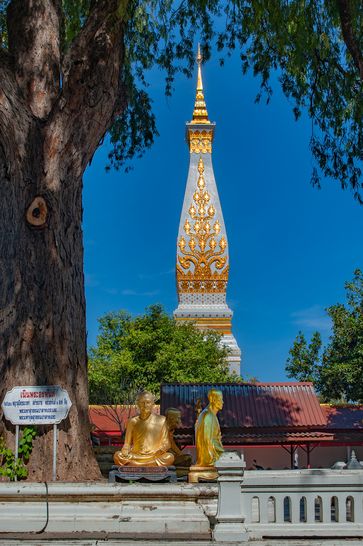 Laotian style chedi in Thailand