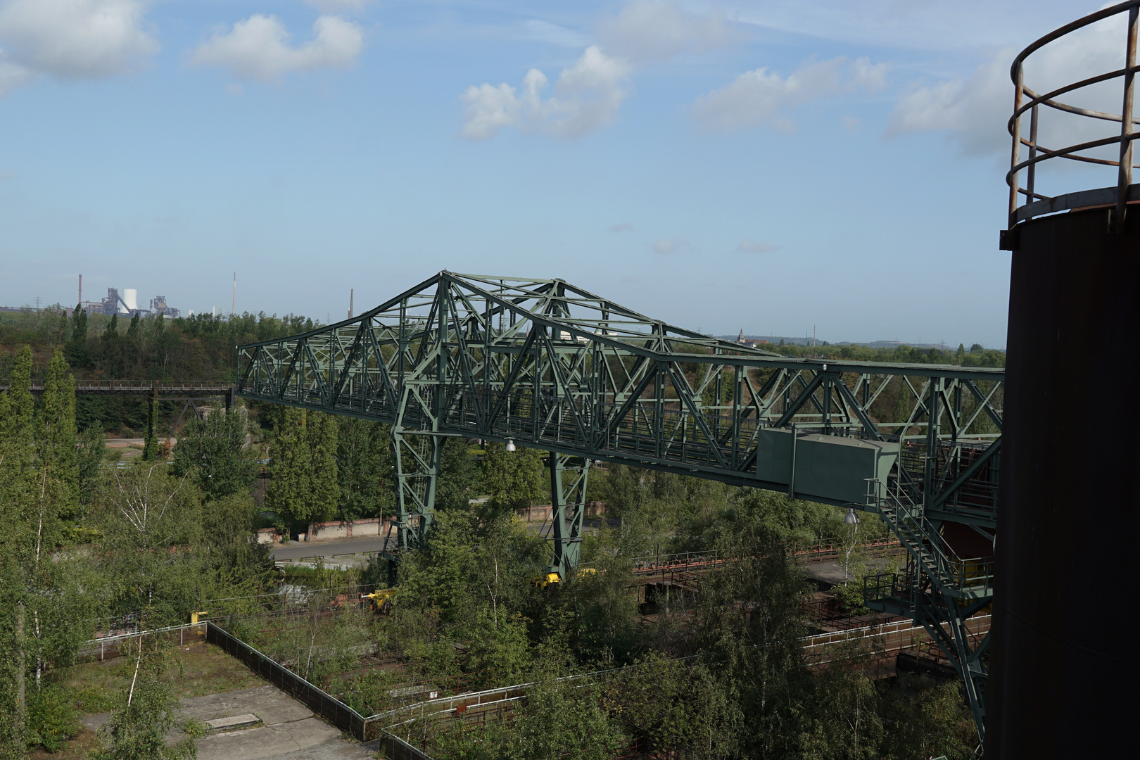 LaPaDu - Förderbrücke über den Bunkern