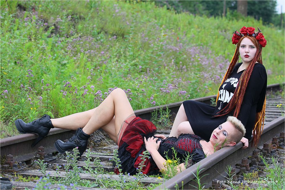 LaPaDu Modelshooting .....  Wibke und Abby 