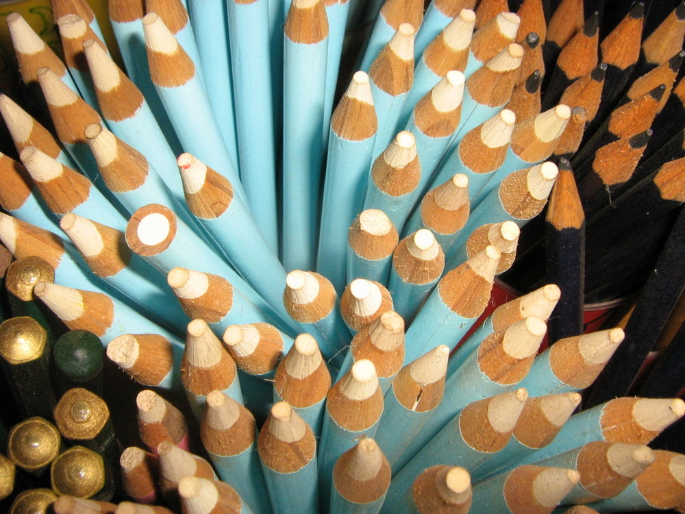 Lápis , muitos lápis