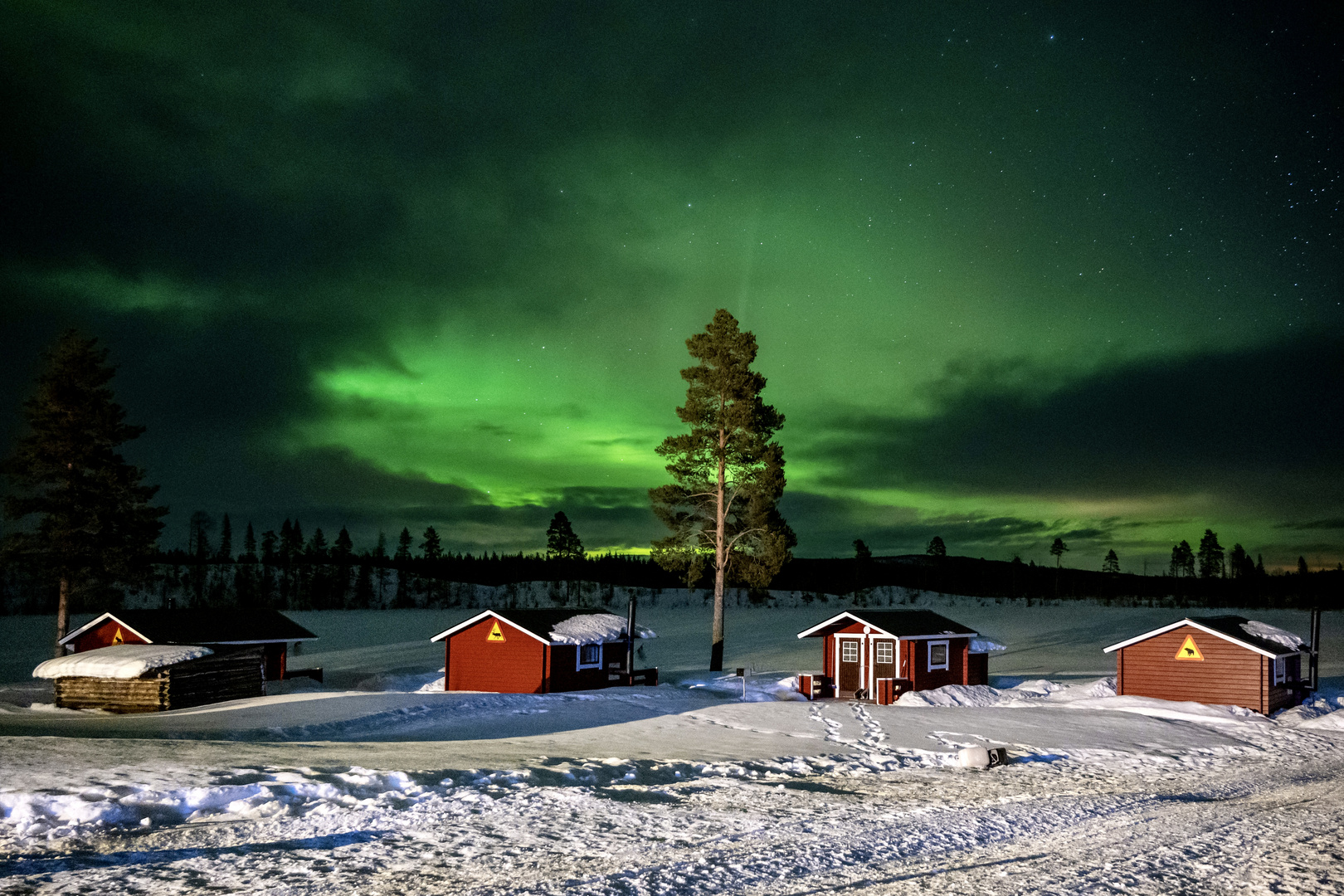 Lappland bei Nacht…