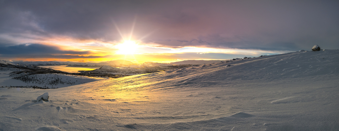 Lappland im Winter