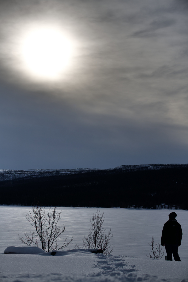 Lappland Sonnenlandschaft