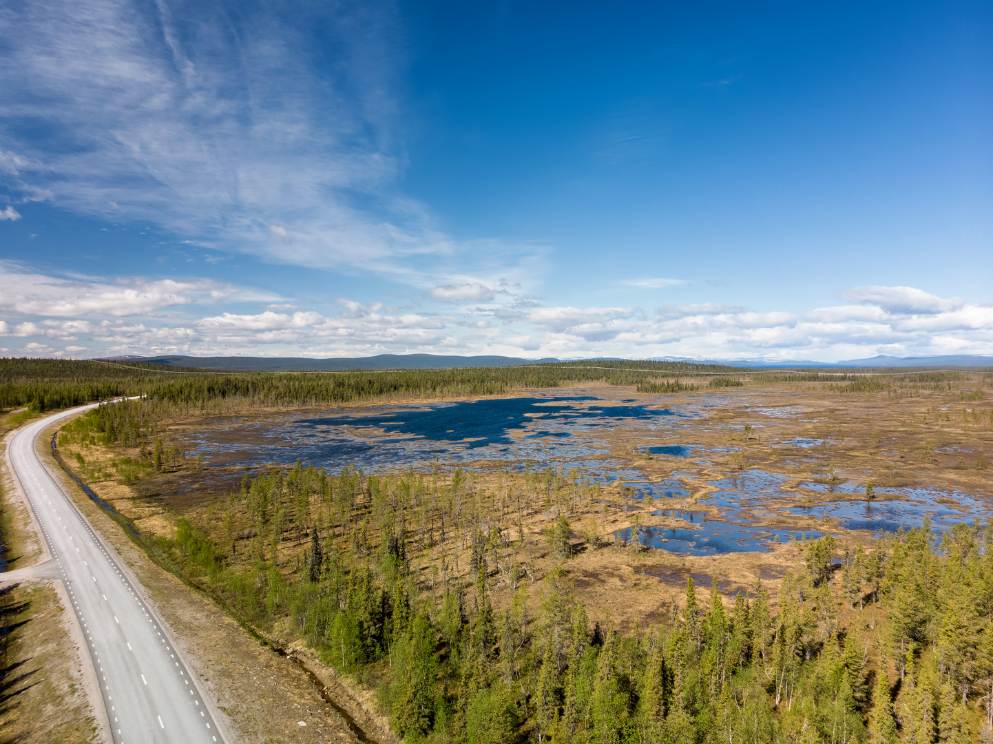 Lappland von oben