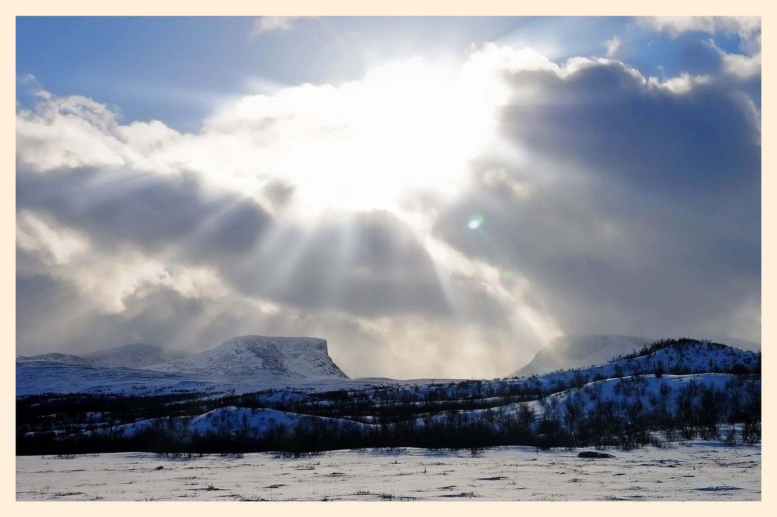 Lapporten i Vårvinter