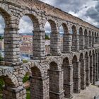 L'aqueduc romain de Segovia.