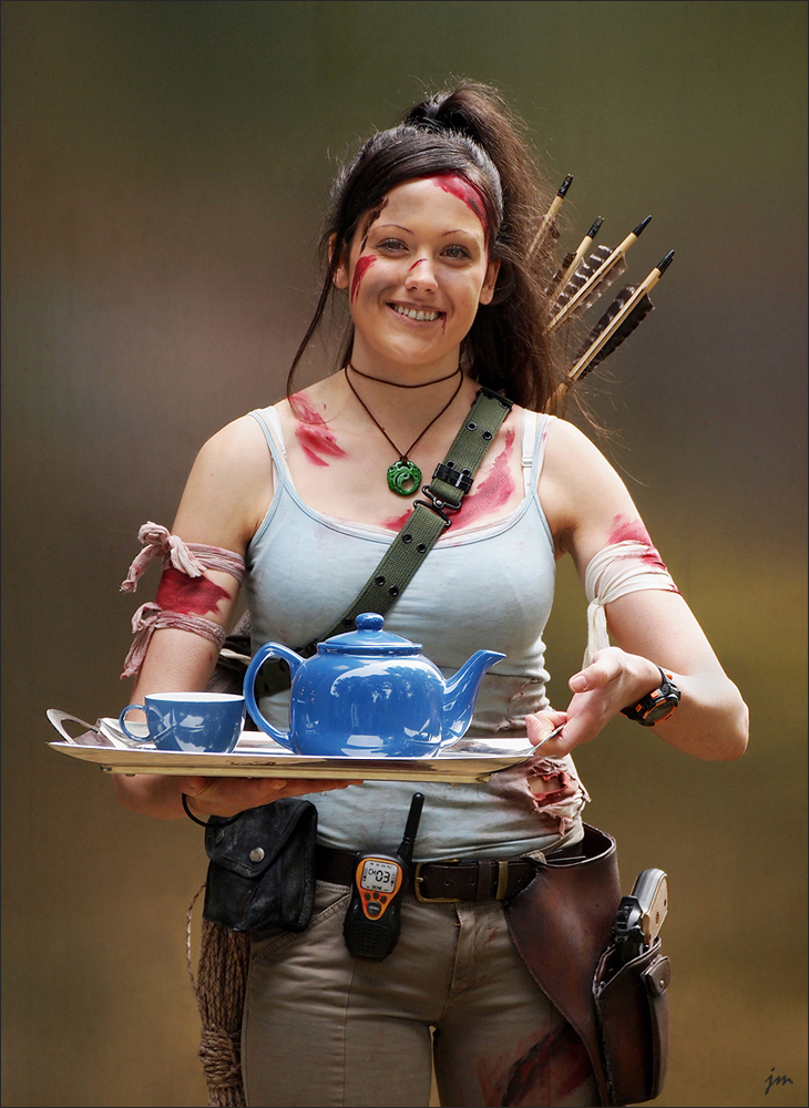 Lara Croft Tea Service