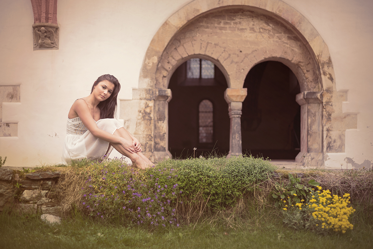 Lara im Kloster Eberbach