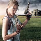 Lara in Stonehenge