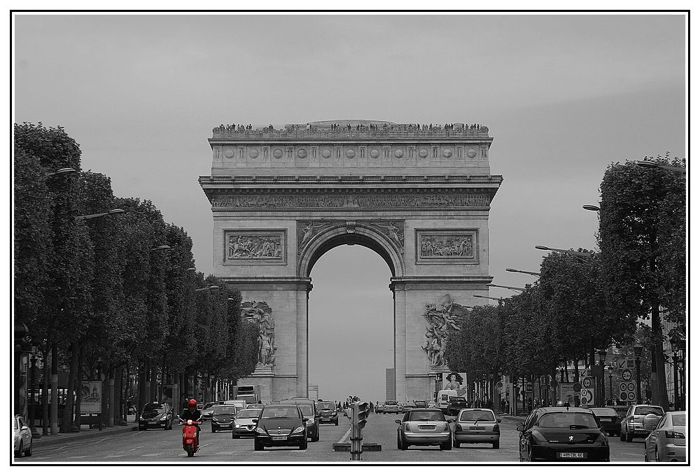 L'arc de triomphe de l'Étoile