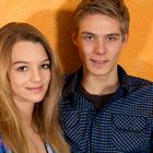 Larissa mit Bruder Severin