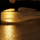 L'arno e i suoi tramonti