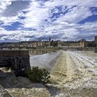 L'Arno in piena.