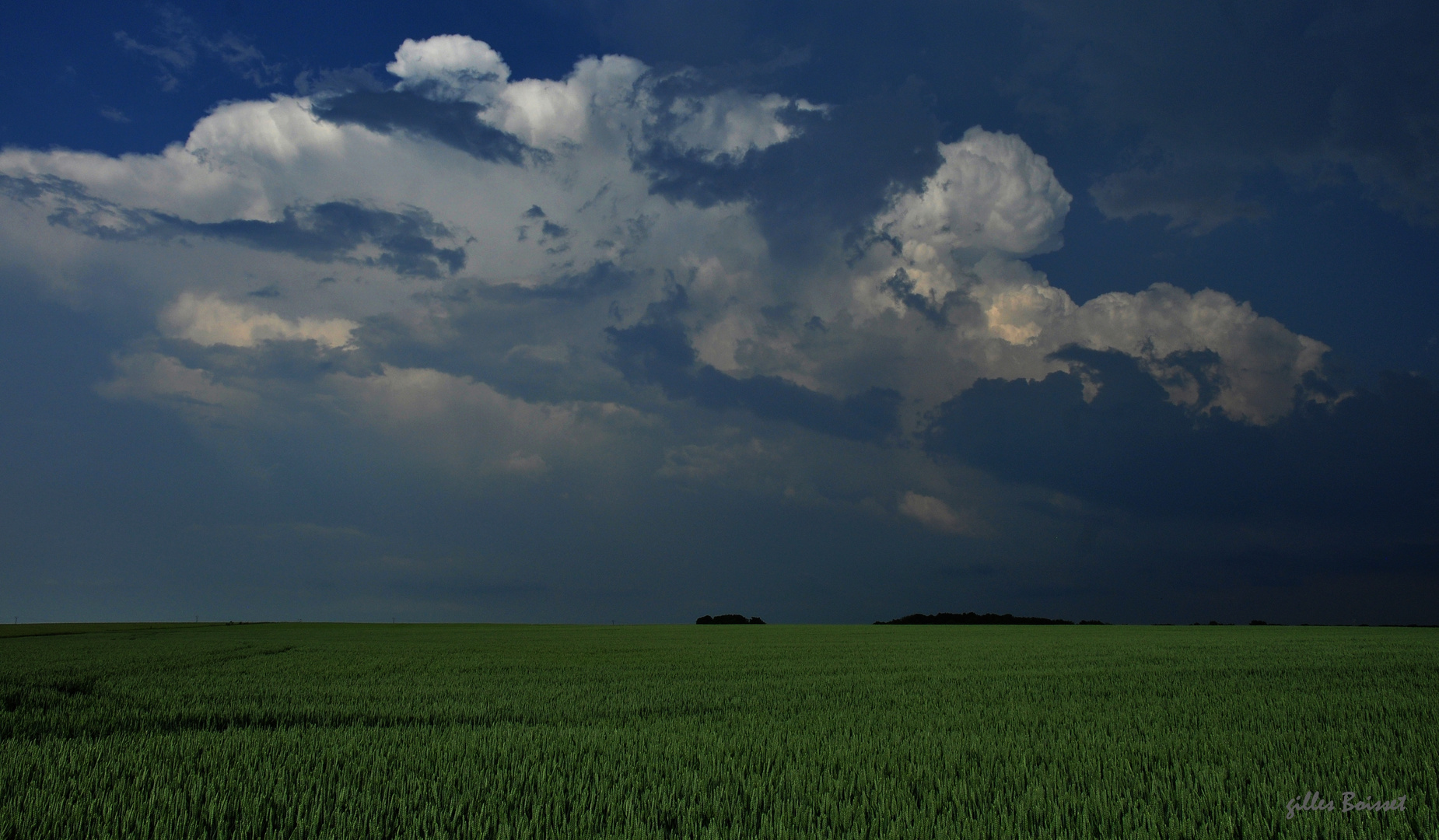 l'arrivée de l'orage