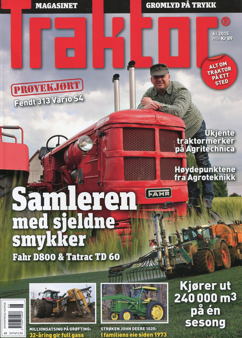 Lars Heyde auf dem Cover der "Traktor"