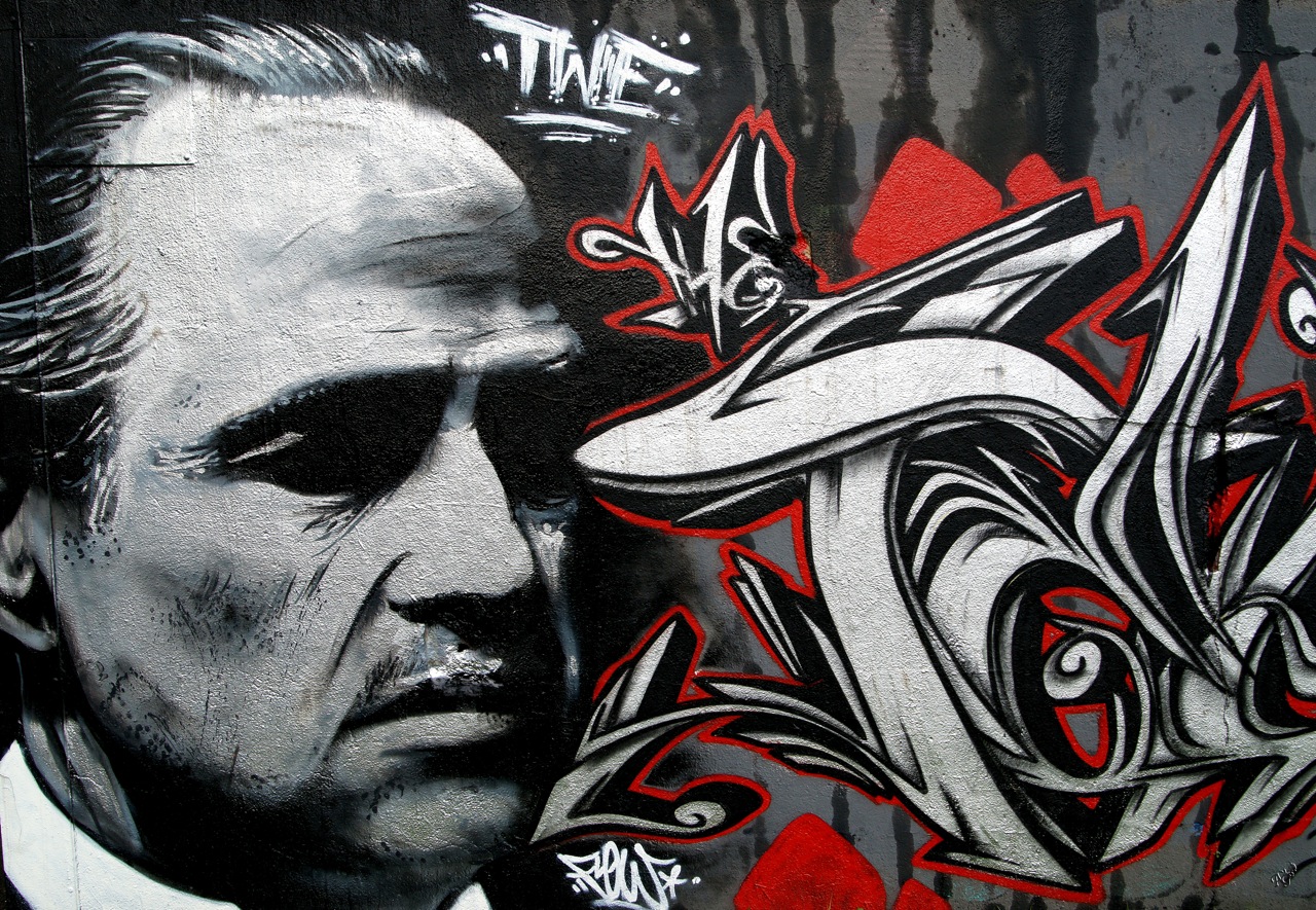 L'art dans la rue....... Marlon Brando