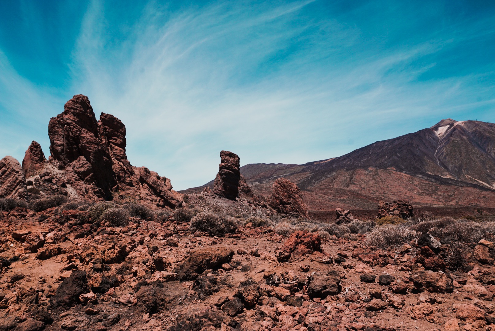 Las Canadas, Ucana-Ebene und Teide