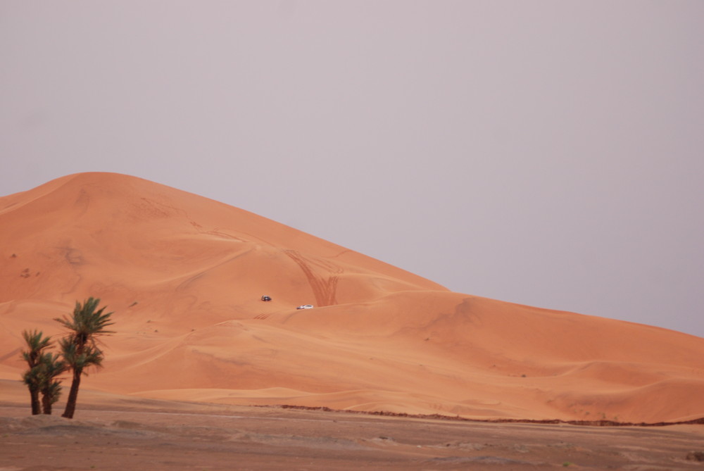 Las dunas del desierto en Marruecos