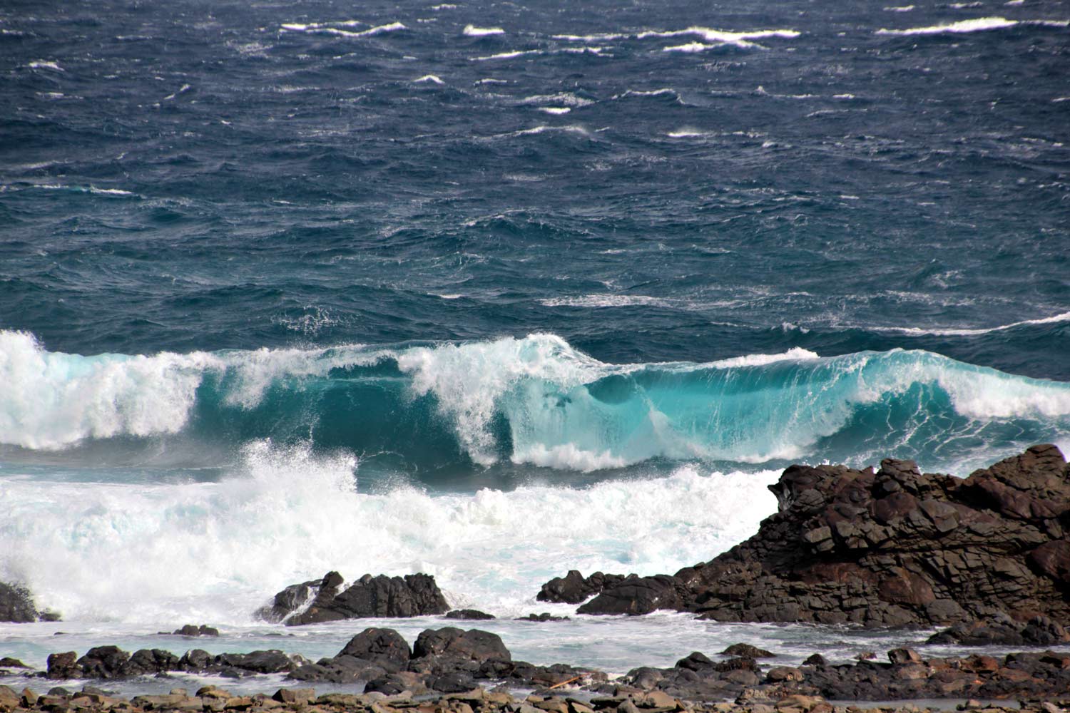 las olas del mar