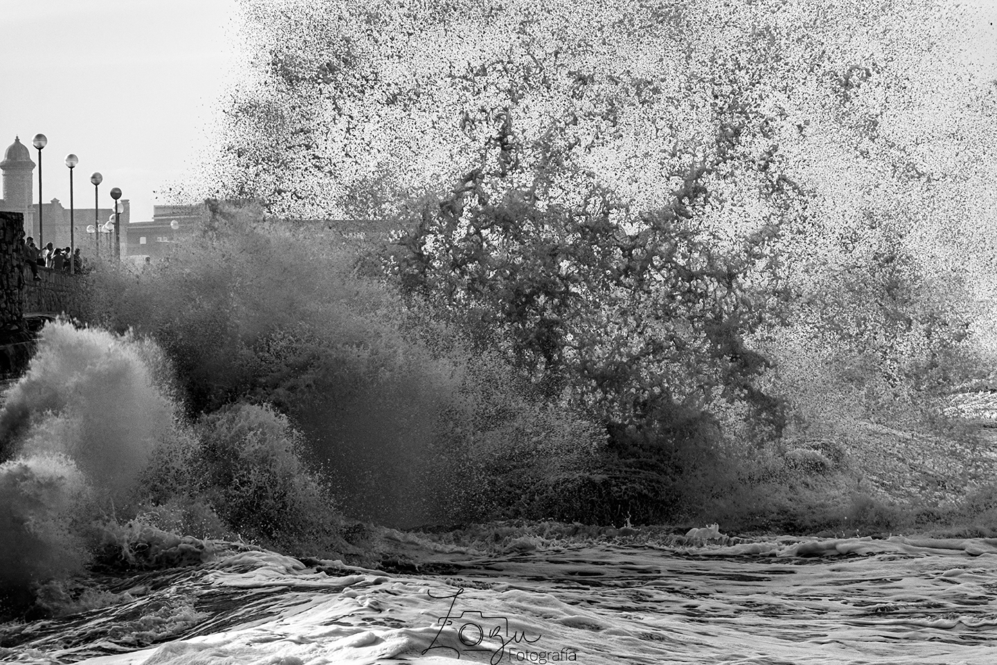 Las olas y el viento