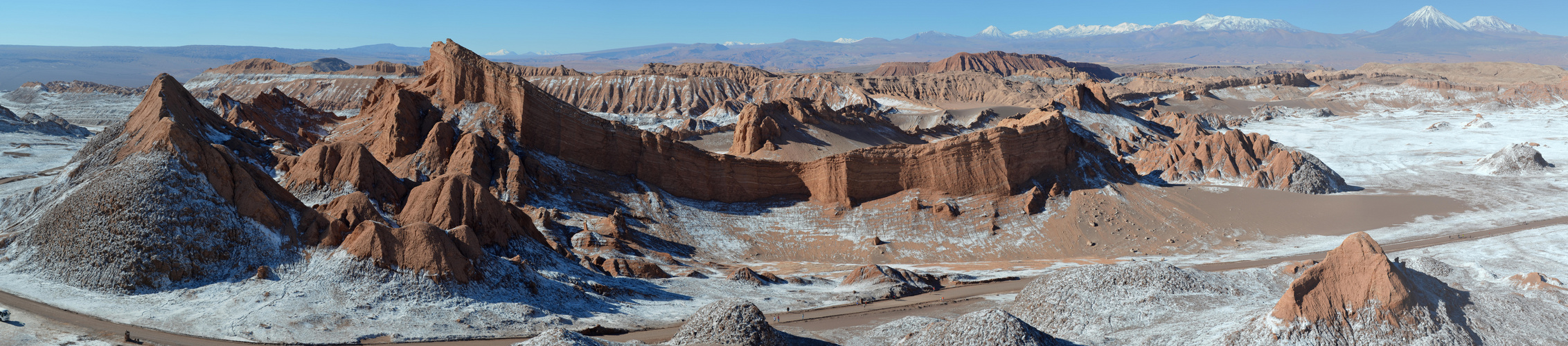 Las Salinas del Valle de la Luna, al sur del Anfiteatro. Marzo, 2015