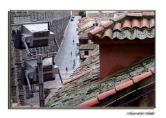 Las tejas de Segovia.