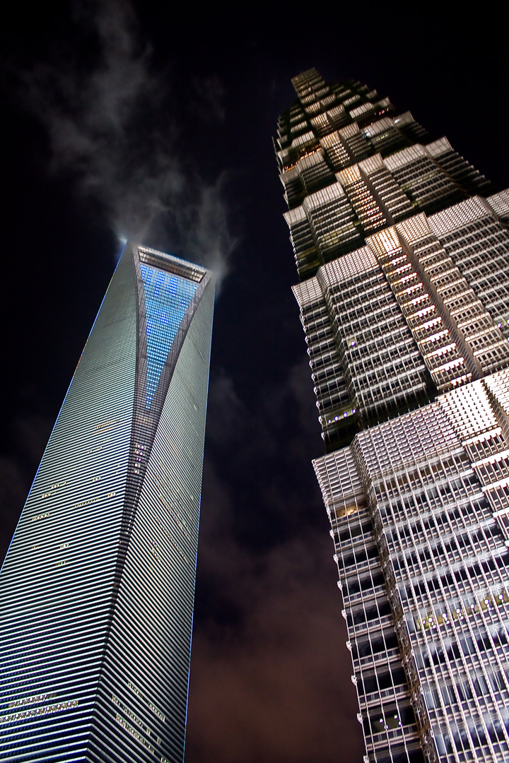 Las torres de Shanghai en Pudong