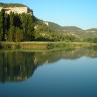 Las tranquilas aguas del Río Júcar a su paso por Tolosa (Alcalá del Júcar)