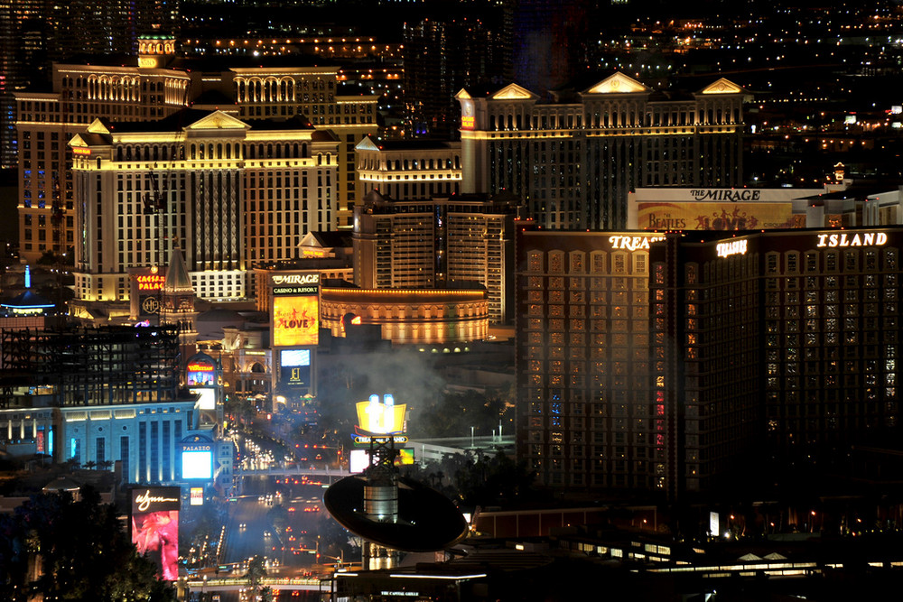 Las Vegas at Night from Straosphere Tower