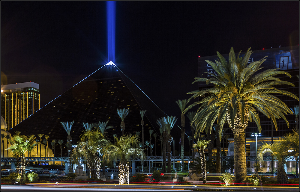 Las Vegas bei Nacht - Luxor