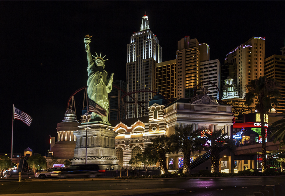 Las Vegas bei Nacht - New York New York