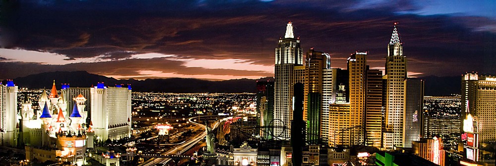 Las Vegas Strip by night