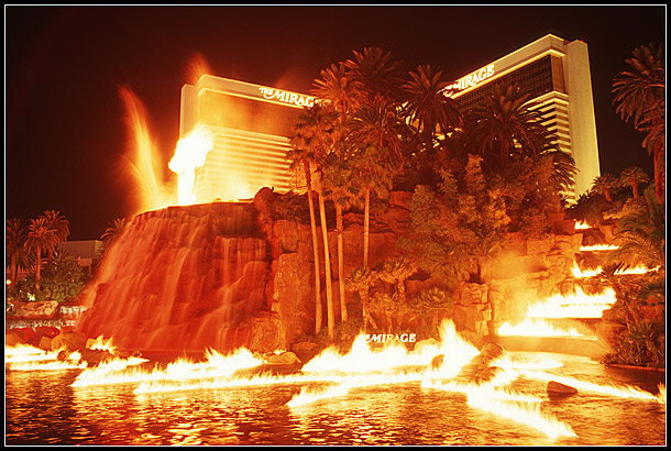 Las Vegas - Vulkanausbruch