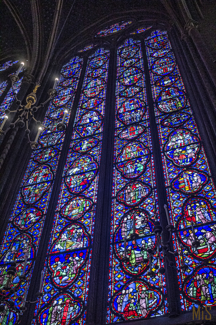 Las vidrerías de la Saint Chapelle