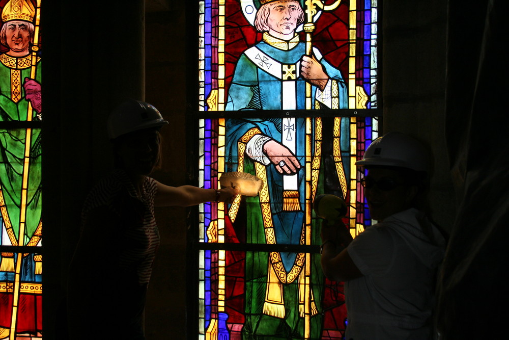 las vidrieras de la catedral