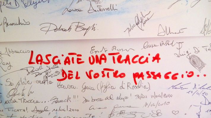Lasciate una traccia nel cuore della gente