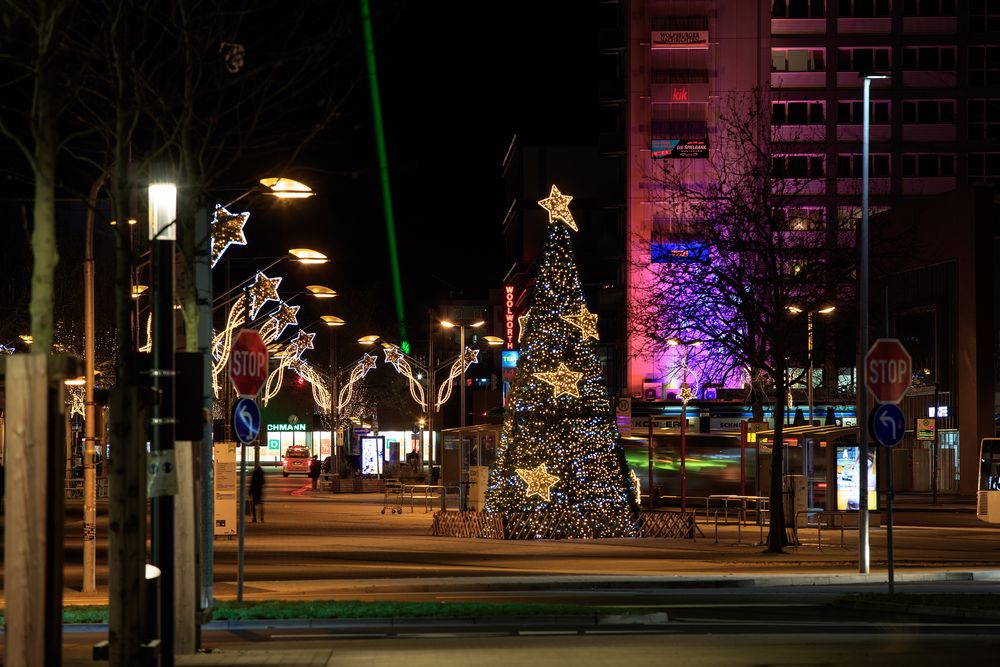 Laser - die Porschestrasse runter 