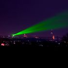 Laser über Augsburg