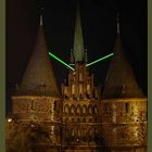 Laserlight vom Holstentor