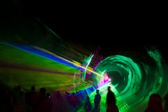 Lasershow für Nationalfeiertag